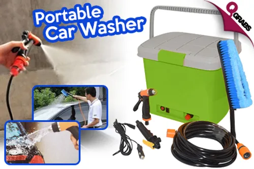 For QR199 Keep you Car Dirt Free & Clean with a High Pressure Portable Car Washer! (QR400 Value)